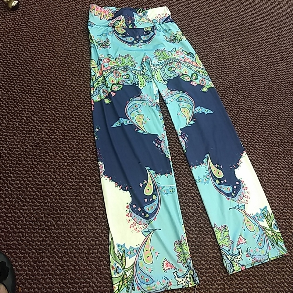 Beautiful Bold  Colorful Pants Size S/M